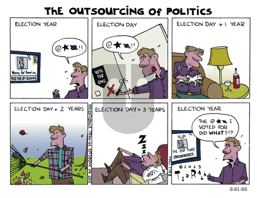 Ted Rall on Friday February 21, 2025 Comic Strip