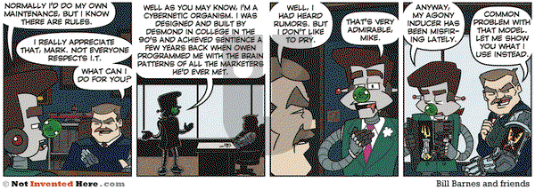 Not Invented Here on Thursday October 21, 2021 Comic Strip