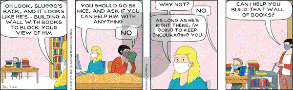 Nancy on Monday May 17, 2021 Comic Strip