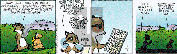 Over the Hedge on Thursday November 1, 2018 Comic Strip