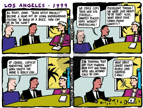 Ted Rall on Thursday August 12, 1999 Comic Strip