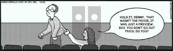 F Minus on Thursday October 26, 2006 Comic Strip