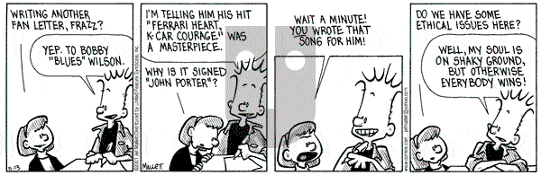 Frazz on Tuesday November 13, 2001 Comic Strip