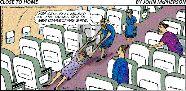 Close to Home on Sunday June 17, 2007 Comic Strip
