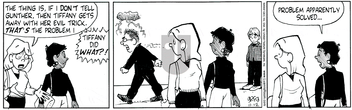 Luann - Tuesday November 12, 2002 Comic Strip
