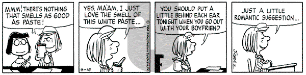 Peanuts on Wednesday April 18, 1984 Comic Strip