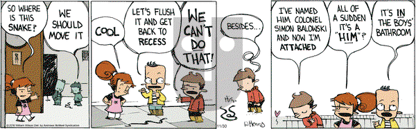 Wallace the Brave on Friday November 30, 2018 Comic Strip