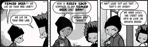 The Boondocks on Wednesday May 14, 2014 Comic Strip