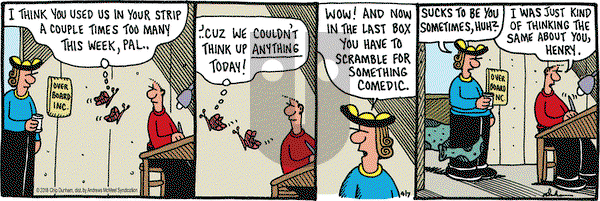 Overboard on Saturday April 7, 2018 Comic Strip