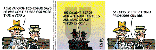 La Cucaracha on Friday February 21, 2014 Comic Strip