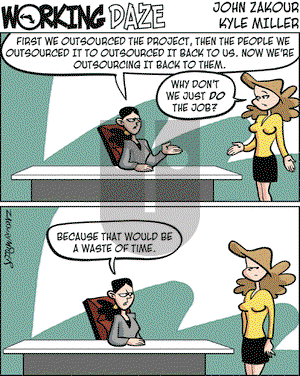 Working Daze on Monday March 26, 2007 Comic Strip