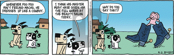 Pooch Cafe on Monday August 3, 2015 Comic Strip