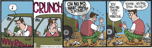 Monty on Monday October 18, 2010 Comic Strip