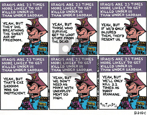 Ted Rall on Monday December 6, 2004 Comic Strip