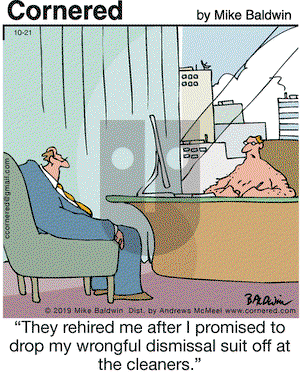 Cornered on Monday October 21, 2019 Comic Strip