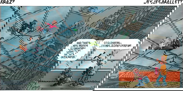 Frazz on Sunday March 17, 2002 Comic Strip