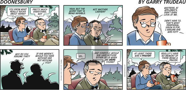 Doonesbury on Sunday March 29, 2015 Comic Strip