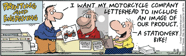 Frank and Ernest on Thursday August 8, 2013 Comic Strip