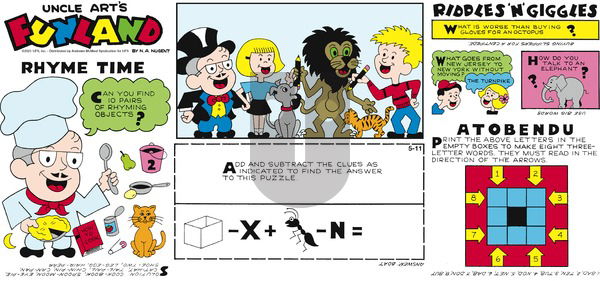 Uncle Art's Funland on Sunday May 11, 2025 Comic Strip