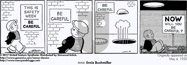 Nancy Classics on Thursday May 4, 2017 Comic Strip