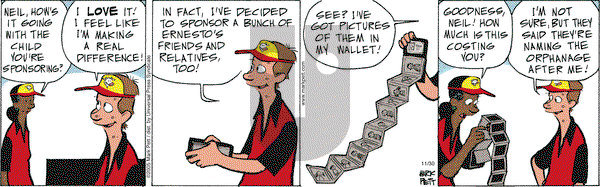 Lucky Cow on Wednesday November 30, 2005 Comic Strip