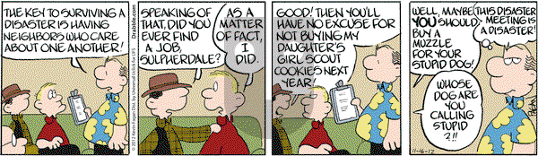 Drabble on Friday November 16, 2012 Comic Strip