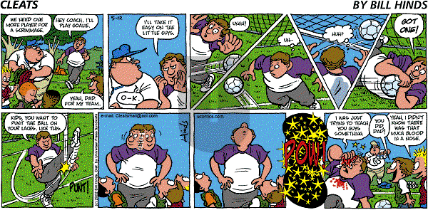 Cleats - Sunday May 12, 2002 Comic Strip