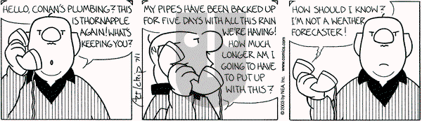 The Born Loser on Tuesday July 1, 2003 Comic Strip
