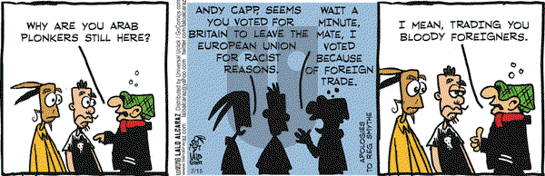 La Cucaracha on Friday July 15, 2016 Comic Strip