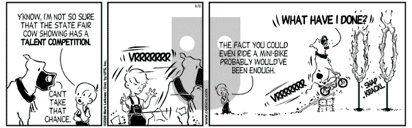 Cow and Boy Classics on Thursday August 10, 2006 Comic Strip