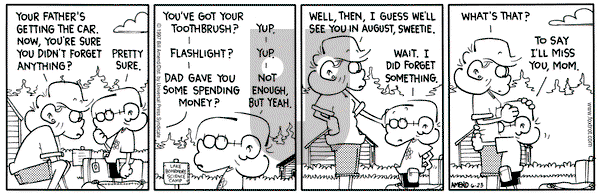 FoxTrot on Monday June 23, 1997 Comic Strip