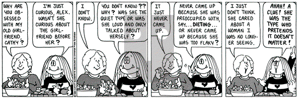 Cathy Classics on Friday May 6, 1994 Comic Strip