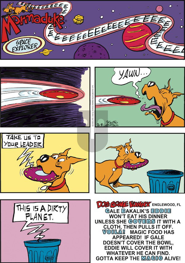 Marmaduke - Sunday February 9, 2025 Comic Strip