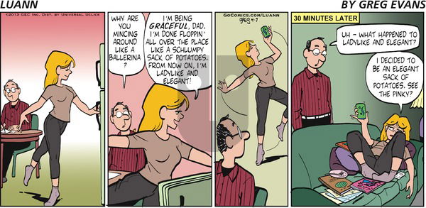 Luann - Sunday April 7, 2013 Comic Strip