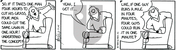 The Born Loser - Thursday July 14, 1994 Comic Strip