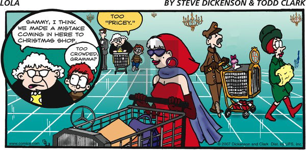 Lola on Sunday December 23, 2007 Comic Strip