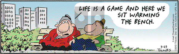 Frank and Ernest on Saturday March 23, 2013 Comic Strip