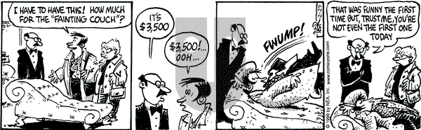 Betty on Thursday February 25, 1999 Comic Strip