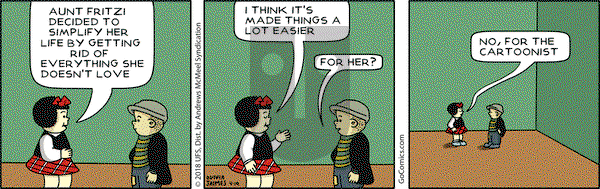 Nancy on Thursday April 19, 2018 Comic Strip