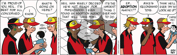 Lucky Cow on Monday January 26, 2004 Comic Strip