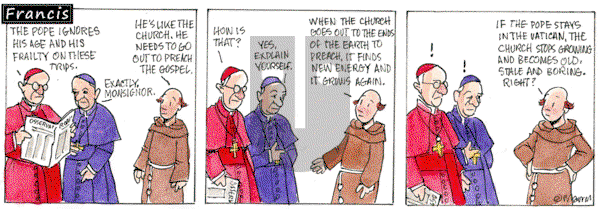 Francis on Thursday September 12, 2024 Comic Strip