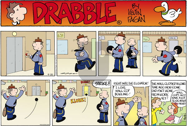 Drabble on Sunday April 20, 2008 Comic Strip