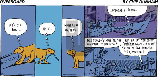 Overboard on Sunday May 11, 2014 Comic Strip