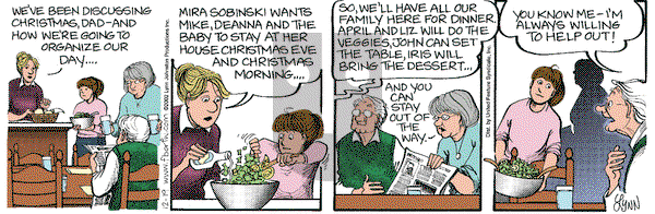 For Better or For Worse on Thursday December 19, 2002 Comic Strip