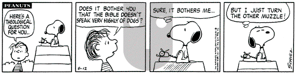 Peanuts on Thursday August 12, 1976 Comic Strip