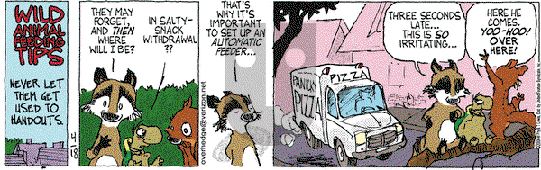 Over the Hedge on Tuesday April 18, 2006 Comic Strip