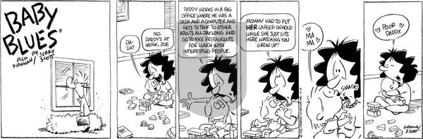 Baby Blues on Sunday October 31, 1993 Comic Strip
