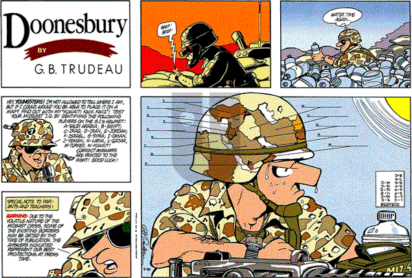 Doonesbury on Sunday September 30, 1990 Comic Strip