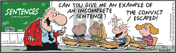 Frank and Ernest on Monday October 1, 2012 Comic Strip