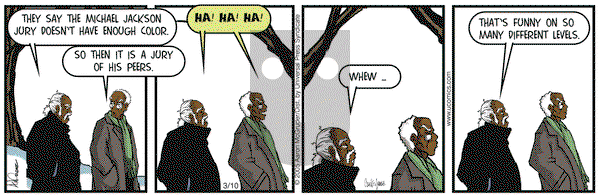 The Boondocks on Thursday March 10, 2005 Comic Strip